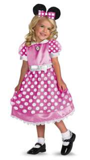 Disney Clubhouse Minnie Mouse Toddler Costume (Pink) for Halloween 