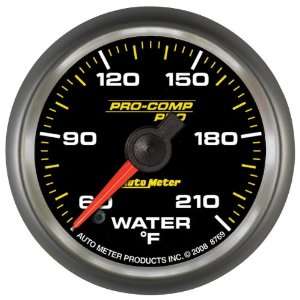 Auto Meter 8769 Pro Comp Pro 2 1/16 60 210 Degree Fahrenheit Water 