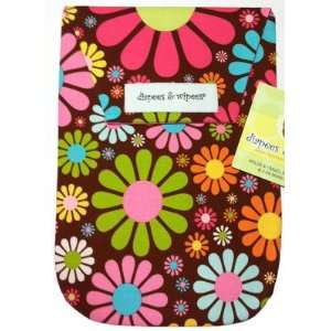    Diapees & Wipees Crazy Daisy Baby Diaper and Wipes Bag Baby