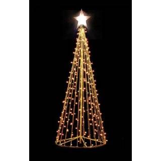   Show Cone Christmas Tree Lighted Yard Art Decoration 