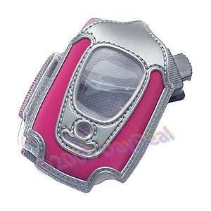  Hot Pink & Silver Clam Shell Carrying Case for Nextel i560 