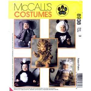  McCall Sewing Pattern 8938   Use to Make   Toddlers Costumes 