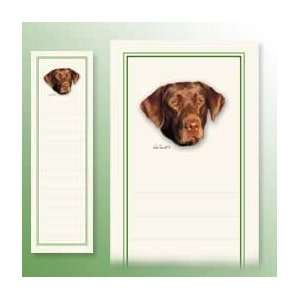  Magnetic Notepads   Chocolate Labrador Retriever Office 