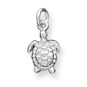  925 Sterling Silver Ocean Turtle Tortoise Charm Pendant Jewelry