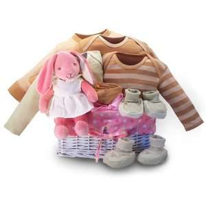  Bunny Dreams Organic Baby Gift Basket Baby