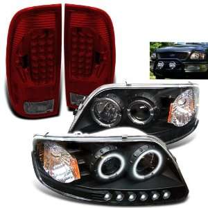 Eautolight Ford F150 Twin CCFL Halo LED Projector Head with LED Tail 