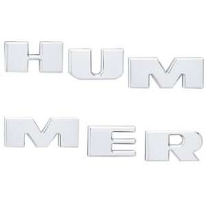   H3TPPC05026 Rear Bumper Letters for Hummer H3T   6 Piece Automotive