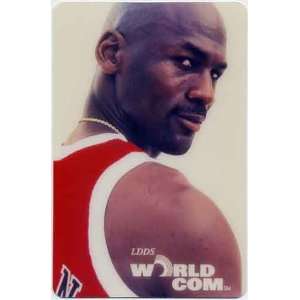  Collectible Phone Card 50u Michael Jordan Basketball (Red 