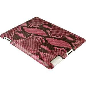 100% Genuine Python Snake Leather iPad 2 Case   Pink 