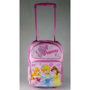   Princess Cinderella, Bell, Aurora 16 Rolling Backpack Toys & Games