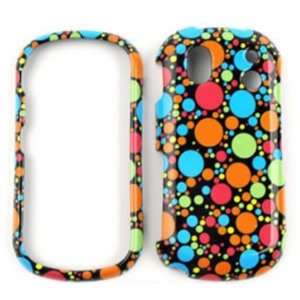  Samsung Intensity 2 u460 Multi Color Dots on Black Hard Case,Cover 
