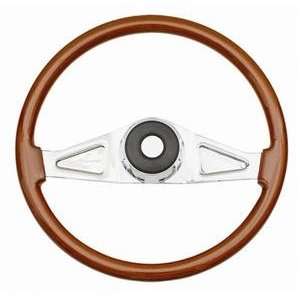  International Wood Steering Wheel Chrome Spokes Tilt Automotive