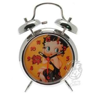 Betty Boop in Black Dress Twin Bell Alarm Clock  Kitchen 