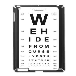  iPad 2 Case Black of Optometrist Opthamologist Eye Chart 