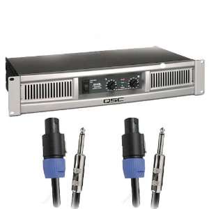  1 QSC GX 5 Amplifier 2 Channel DJ AMP Bundle Musical 