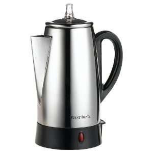 West Bend 54149 12 Cup Automatic Coffee Percolator, Stainless Steel 