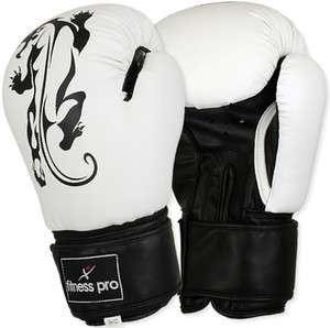   sparring gloves training mma mitt punch bag white 12   14   16 OZ