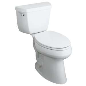  Toilet Two Piece Elongated by Kohler   K 3438 U in Biscuit 