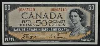 1954 Bank of Canada $50 Note VF [A/H   Coyne/Towers]  