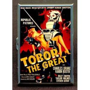 TOBOR THE GREAT ROBOT 1954 ID Holder, Cigarette Case or Wallet MADE 