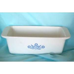    Corning Blue Cornflower P 315 2 qt. Loaf Pan 