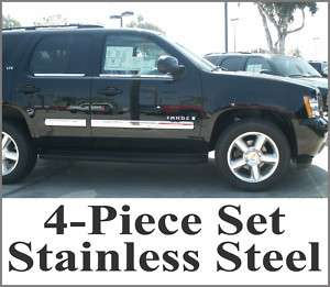 2010 2011 Chevy Avalanche Stainless Steel Body Side Molding Overlay 