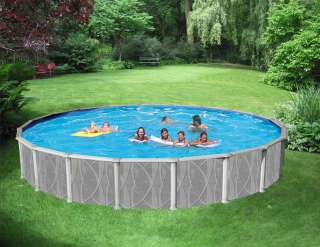RESIN SWIMMING POOL PACKAGE 24x52 ABOVE GROUND ROUND  