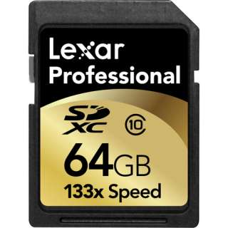   64GB Professional 133x Class 10 SD SDXC Memory Card,20MB Speed  