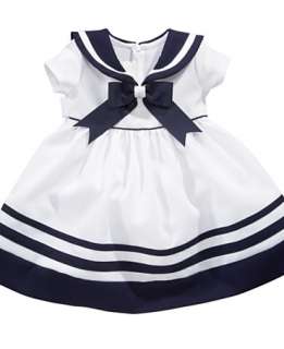 Bonnie Baby Baby Dress, Baby Girl Sailor Dress   Baby Girl (0 24 