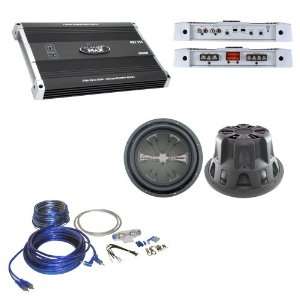  Lanzar Car Audio Subwoofer Amplifier Package   MXA244 3000 Watt 