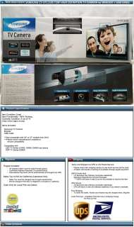 SAMSUNG CY STC1100 SMART TV CAMERA w/ 720p HIGH DEFINITION RESOLUTION 