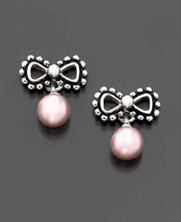 Fresh by Honora Childrens Pink Pearl Drop Earrings   Earrings 