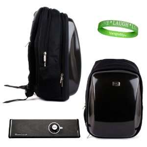  Kroo Carbon Fiber Look Black EVA Shell Backpack for Acer 