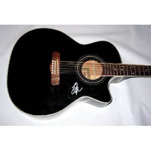   ANN WOMACK Signed 12String Acoustic Electric Guitar 