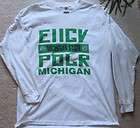 Michigan State University   F**K Michigan   Mens L long sleeve white 