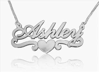 Family Jewelry Silver Name Necklace Letter Neckles