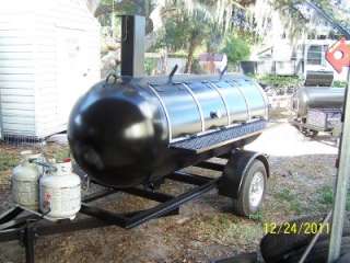 BBQ Grill & Smoker 500 Gallon Gas or Wood  