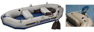 INTEX Seahawk II Inflatable Boat/Raft Set & Motor Mount Kit  