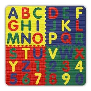    4 foot x 4 foot Alphabet And Numbers Play Mat