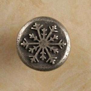  Alpine Snowflake Pewter Cabinet Knob/Pull