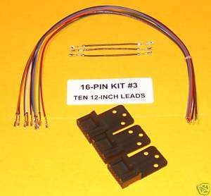 Kit 3 Accy Plug 16 Pin Motorola Maxtrac GM300 Repeater  