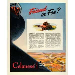   WWII American Bomber Pilot Plastic   Original Print Ad