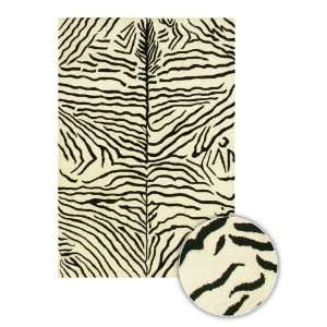  Zebra Wool Animal Print Rug Chandra Rugs Antara 105 Off 