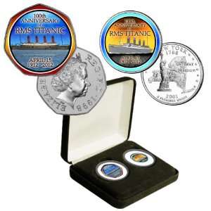  Titanic 100th Anniversary 2 Coin Set 