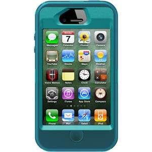 OTTERBOX DEFENDER CASE for APPLE iPHONE 4S   Deep TEAL / Light TEAL 