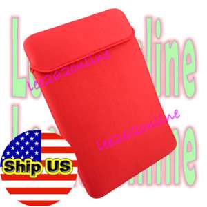 New For Mac PowerBook G4 laptop Sleeve Case Bag 17 Red  