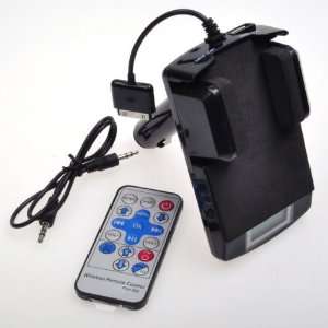 in 1 FM Transmitter iPod Charger Holder Car Kit Adapter For Apple iPod 