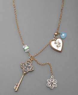 Lucky Brand Necklace, Key to My Heart Charm