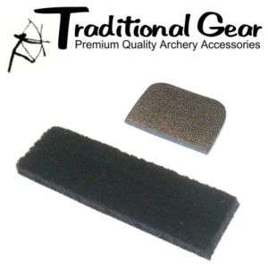 Archery HAIR & LEATHER PLATE Arrow Rest FOR RECURVE BOW  