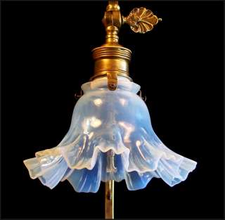 Vintage, Antique ART NOUVEAU Gooseneck Bronze & Brass Table Lamp 